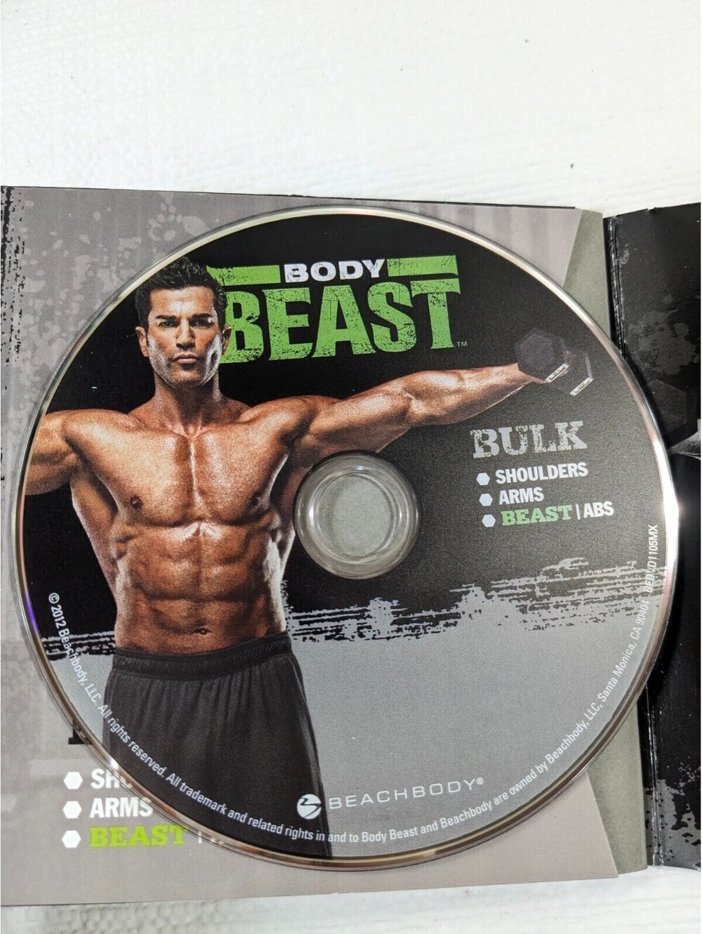 Body Beast DVD Beast BULK Shoulders Arms Beast Abs Beachbody fitness DISC ONLY